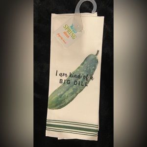 Pickle Pun Fingertip Towel